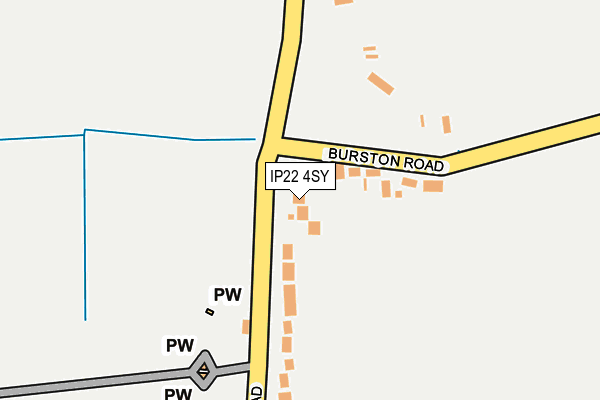 IP22 4SY map - OS OpenMap – Local (Ordnance Survey)