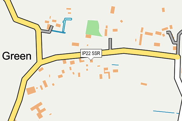 IP22 5SR map - OS OpenMap – Local (Ordnance Survey)