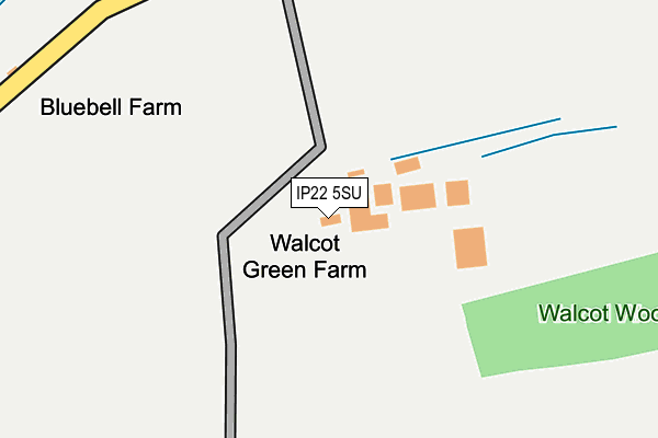 IP22 5SU map - OS OpenMap – Local (Ordnance Survey)