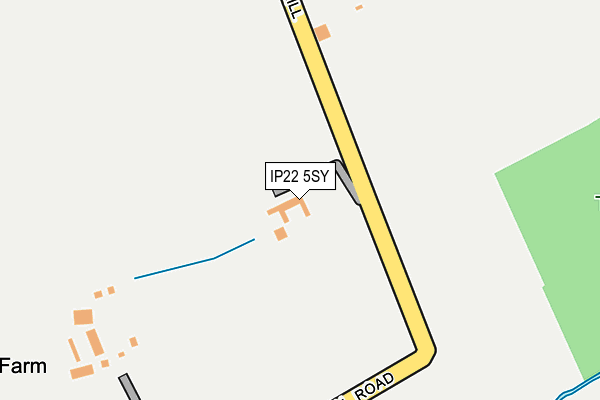 IP22 5SY map - OS OpenMap – Local (Ordnance Survey)