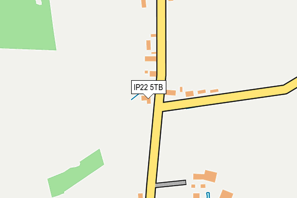 IP22 5TB map - OS OpenMap – Local (Ordnance Survey)