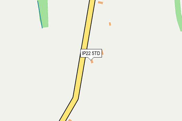 IP22 5TD map - OS OpenMap – Local (Ordnance Survey)