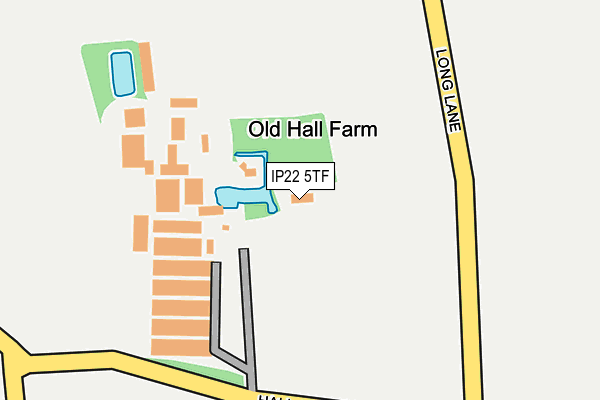 IP22 5TF map - OS OpenMap – Local (Ordnance Survey)