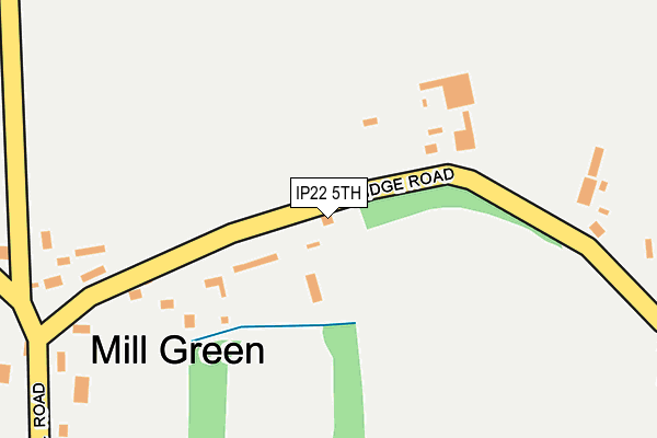 IP22 5TH map - OS OpenMap – Local (Ordnance Survey)