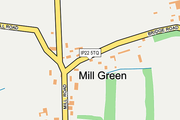 IP22 5TQ map - OS OpenMap – Local (Ordnance Survey)