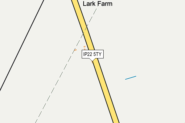 IP22 5TY map - OS OpenMap – Local (Ordnance Survey)