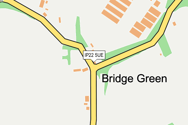 IP22 5UE map - OS OpenMap – Local (Ordnance Survey)