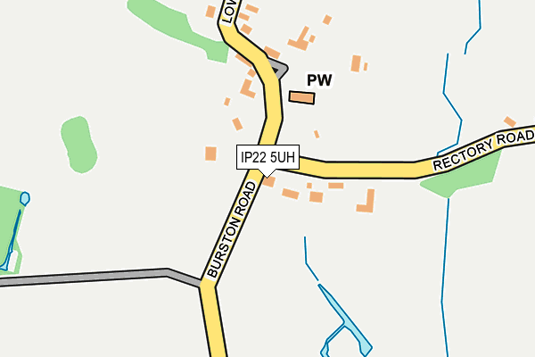 IP22 5UH map - OS OpenMap – Local (Ordnance Survey)