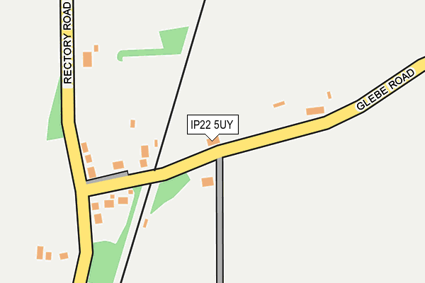 IP22 5UY map - OS OpenMap – Local (Ordnance Survey)