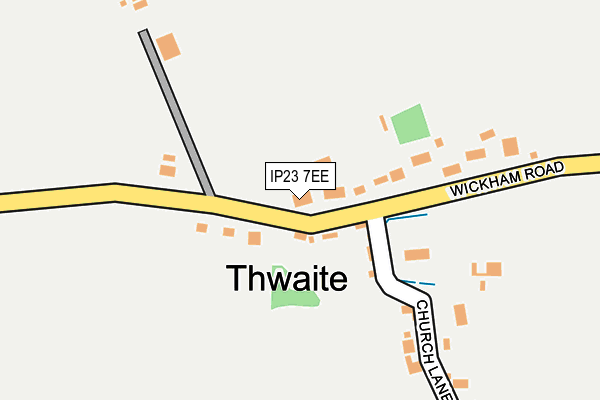 IP23 7EE map - OS OpenMap – Local (Ordnance Survey)