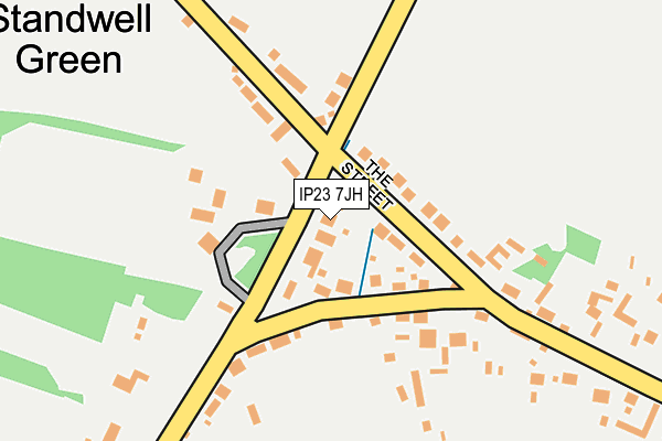 IP23 7JH map - OS OpenMap – Local (Ordnance Survey)