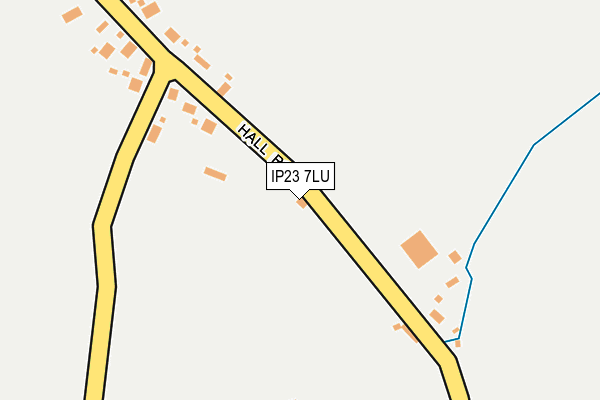 IP23 7LU map - OS OpenMap – Local (Ordnance Survey)