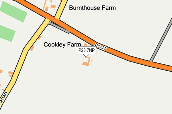 IP23 7NP map - OS OpenMap – Local (Ordnance Survey)