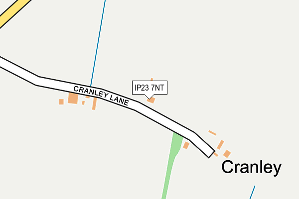 IP23 7NT map - OS OpenMap – Local (Ordnance Survey)