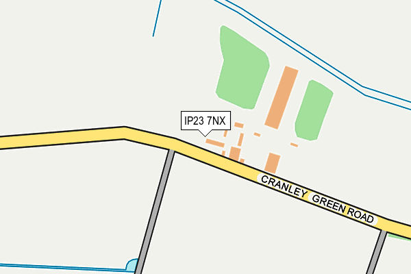 IP23 7NX map - OS OpenMap – Local (Ordnance Survey)