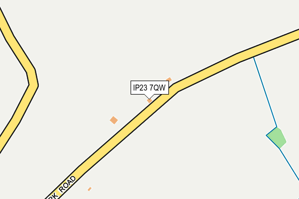 IP23 7QW map - OS OpenMap – Local (Ordnance Survey)