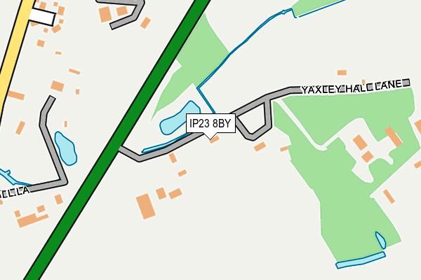 IP23 8BY map - OS OpenMap – Local (Ordnance Survey)