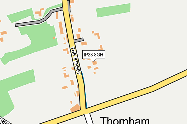 IP23 8GH map - OS OpenMap – Local (Ordnance Survey)