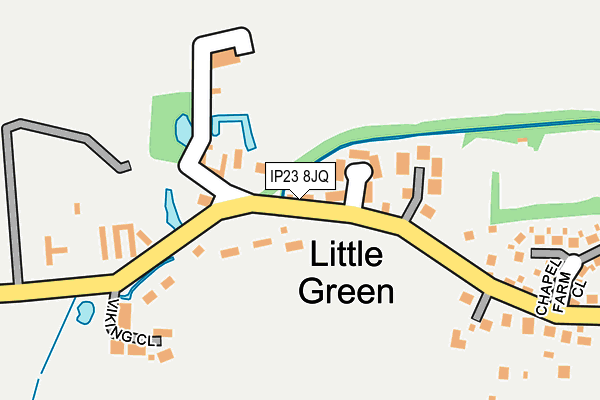 IP23 8JQ map - OS OpenMap – Local (Ordnance Survey)