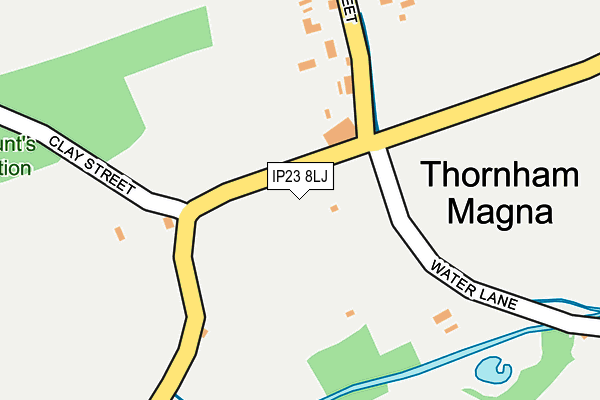 IP23 8LJ map - OS OpenMap – Local (Ordnance Survey)