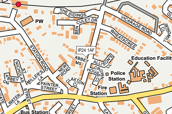 Map of ND FIRE SAFETY LTD at local scale