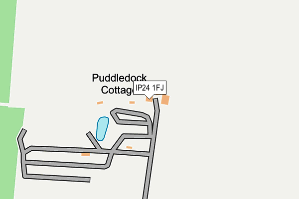 IP24 1FJ map - OS OpenMap – Local (Ordnance Survey)
