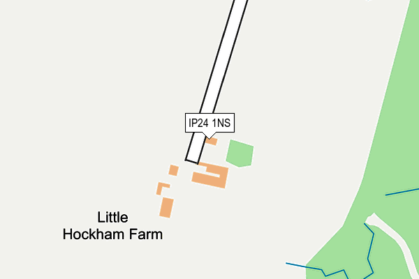 IP24 1NS map - OS OpenMap – Local (Ordnance Survey)