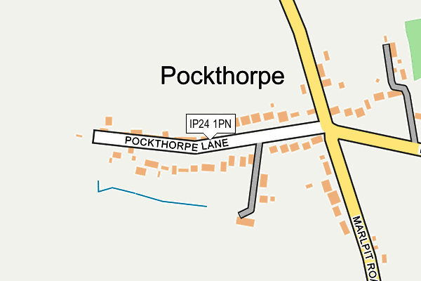 IP24 1PN map - OS OpenMap – Local (Ordnance Survey)