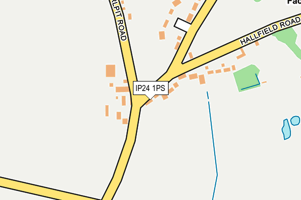 IP24 1PS map - OS OpenMap – Local (Ordnance Survey)