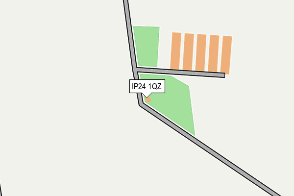 IP24 1QZ map - OS OpenMap – Local (Ordnance Survey)