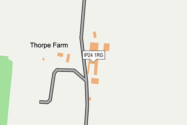 IP24 1RG map - OS OpenMap – Local (Ordnance Survey)