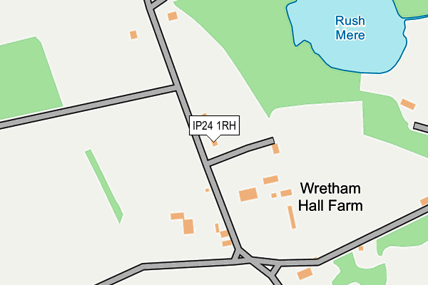 IP24 1RH map - OS OpenMap – Local (Ordnance Survey)