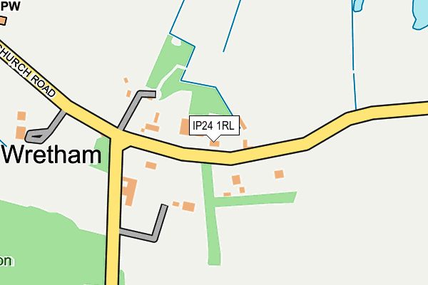 IP24 1RL map - OS OpenMap – Local (Ordnance Survey)