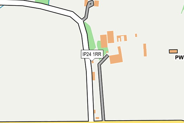 IP24 1RR map - OS OpenMap – Local (Ordnance Survey)