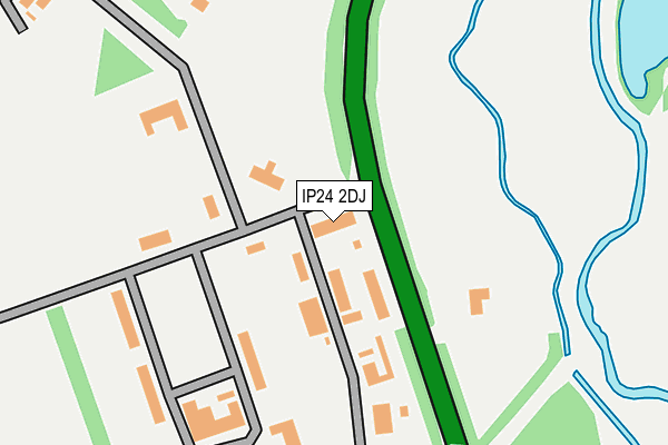 IP24 2DJ map - OS OpenMap – Local (Ordnance Survey)