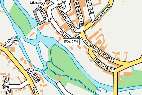 IP24 2EH map - OS OpenMap – Local (Ordnance Survey)