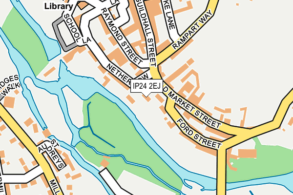 IP24 2EJ map - OS OpenMap – Local (Ordnance Survey)