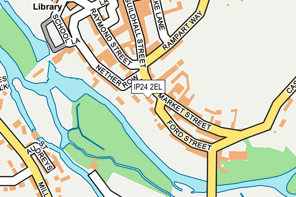 IP24 2EL map - OS OpenMap – Local (Ordnance Survey)