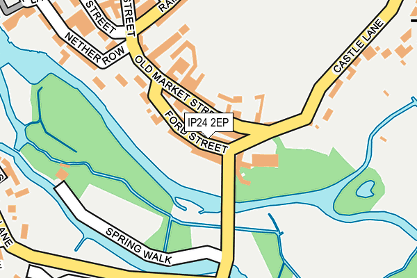 IP24 2EP map - OS OpenMap – Local (Ordnance Survey)