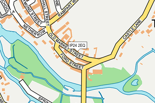 IP24 2EQ map - OS OpenMap – Local (Ordnance Survey)