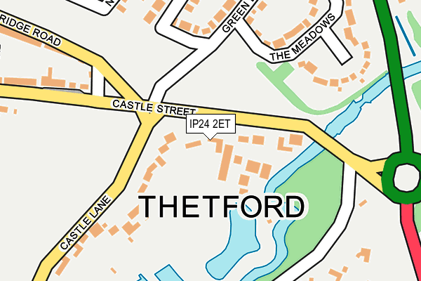 IP24 2ET map - OS OpenMap – Local (Ordnance Survey)