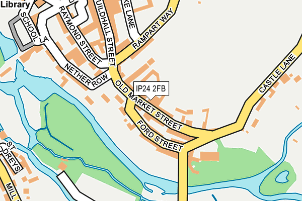 IP24 2FB map - OS OpenMap – Local (Ordnance Survey)