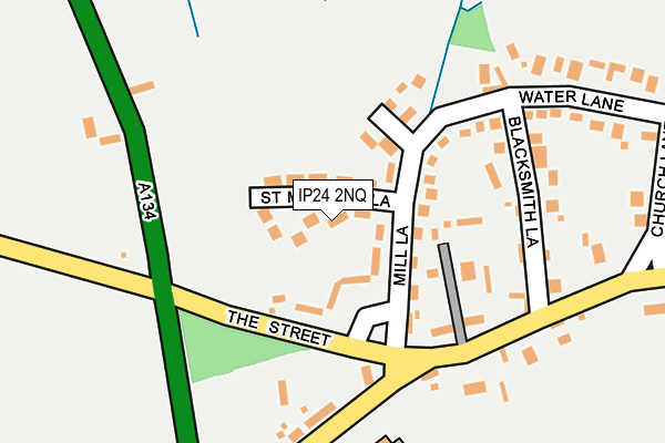 IP24 2NQ map - OS OpenMap – Local (Ordnance Survey)