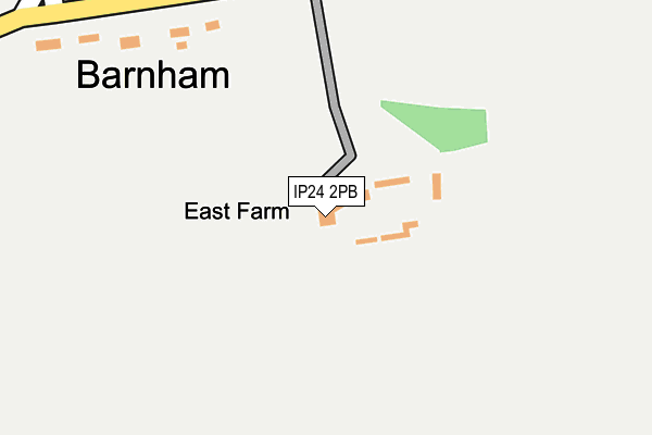 IP24 2PB map - OS OpenMap – Local (Ordnance Survey)