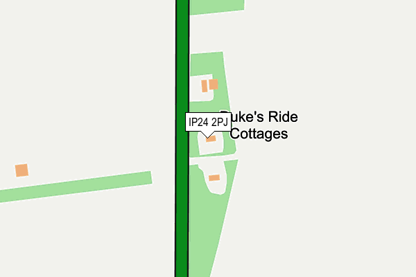 IP24 2PJ map - OS OpenMap – Local (Ordnance Survey)