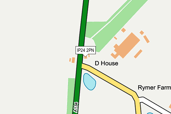 IP24 2PN map - OS OpenMap – Local (Ordnance Survey)