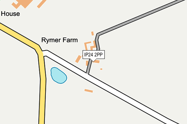 IP24 2PP map - OS OpenMap – Local (Ordnance Survey)