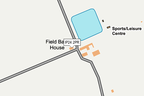 IP24 2PR map - OS OpenMap – Local (Ordnance Survey)