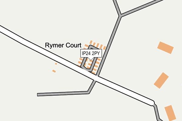 IP24 2PY map - OS OpenMap – Local (Ordnance Survey)