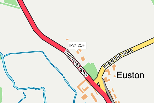 IP24 2QF map - OS OpenMap – Local (Ordnance Survey)